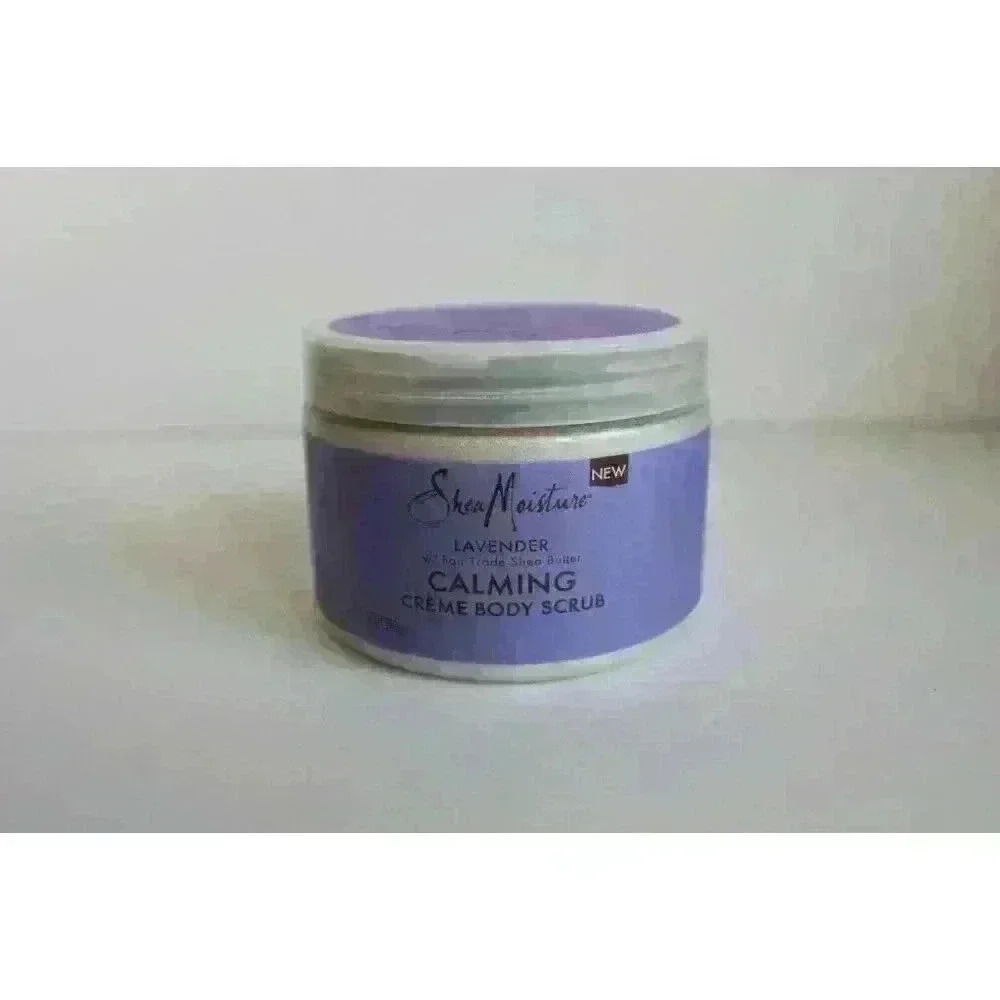 Shea Moisture Calming Creme Body Scrub, Lavender, 11.3 oz (320 g), New Unopened